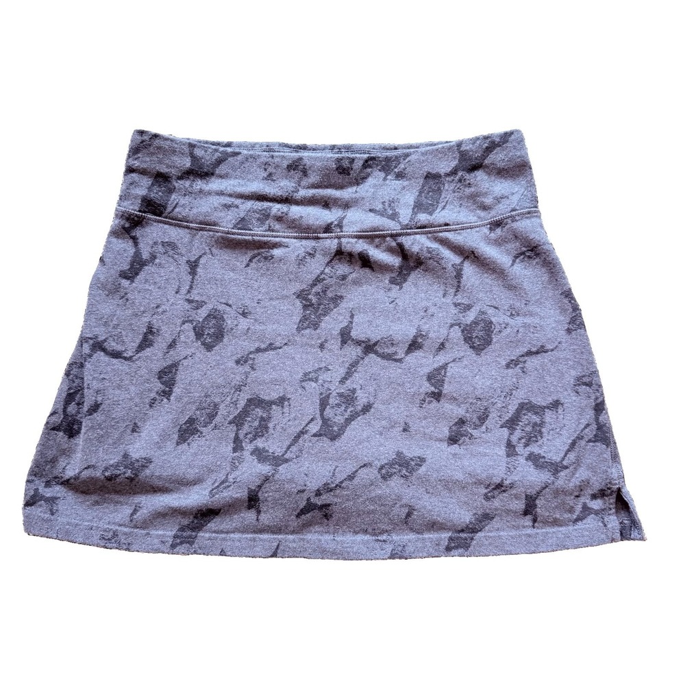 Pact Organic Cotton womens Skort Size medium, Gray & Black - Picture 1 of 7